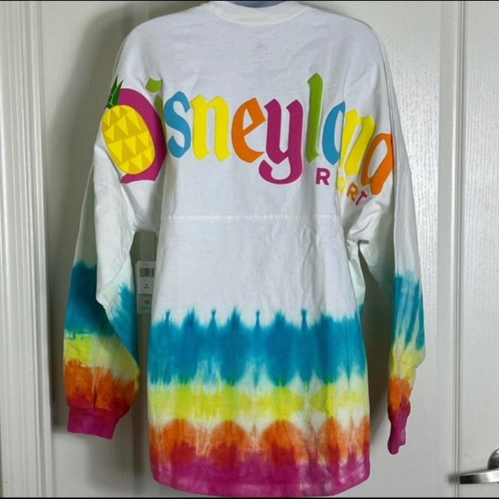 Disneyland Spirit Jersey Dip Dye Pineapple RARE NWT